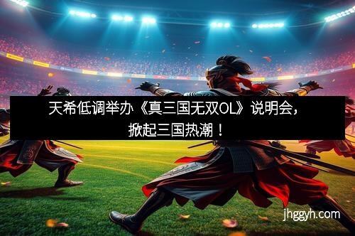 天希低调举办《真三国无双OL》说明会，掀起三国热潮！